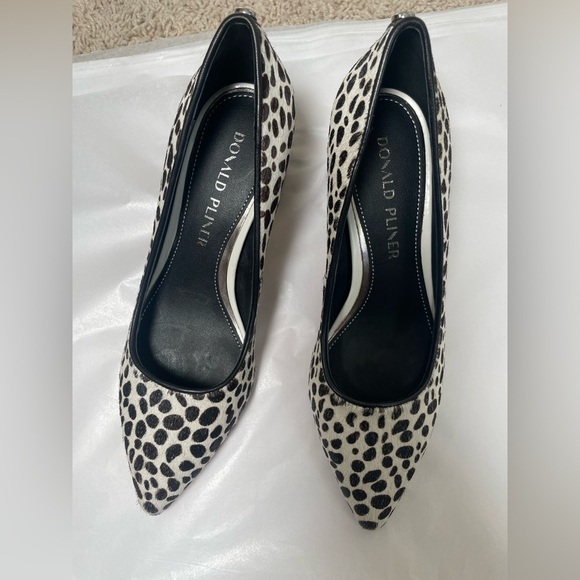 NEW Donald Pliner CALF HAIR Cheetah ANIMAL PRINT Suzette Pump Heels Women’s 5.5 - Picture 3 of 12